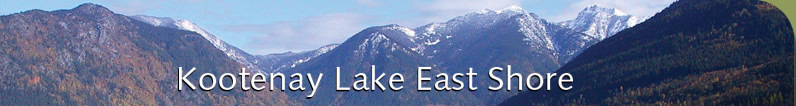 Kootenay Lake East Shore