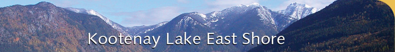 Kootenay Lake East Shore