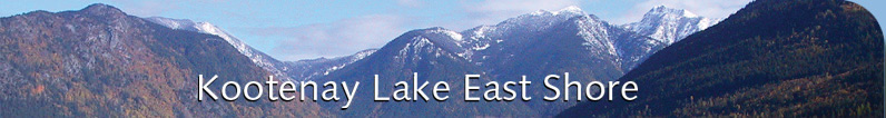Kootenay Lake East Shore